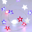 Holiday decoration three-color star shaped light string - My Store