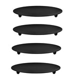 Iron Plate Candle Holder LED Candle Base - My Store