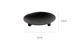 Iron Plate Candle Holder LED Candle Base - My Store