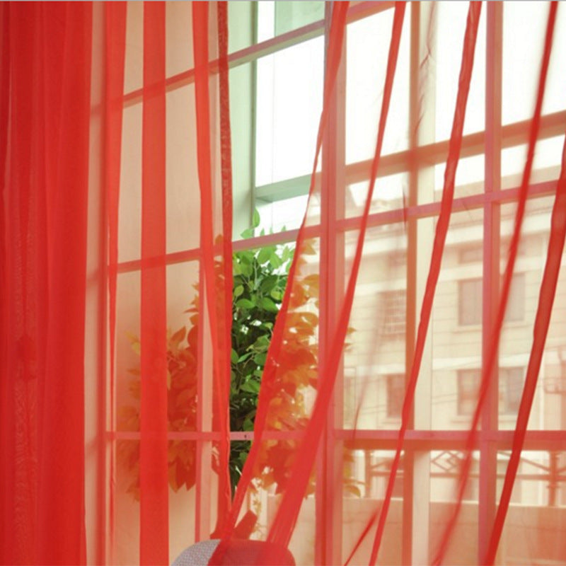 Curtains Solid Tulle Modern Curtains For Living Room Transparent Tulle Curtains Window Sheer For The Bedroom - My Store