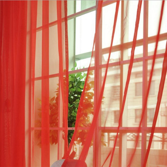 Curtains Solid Tulle Modern Curtains For Living Room Transparent Tulle Curtains Window Sheer For The Bedroom - My Store