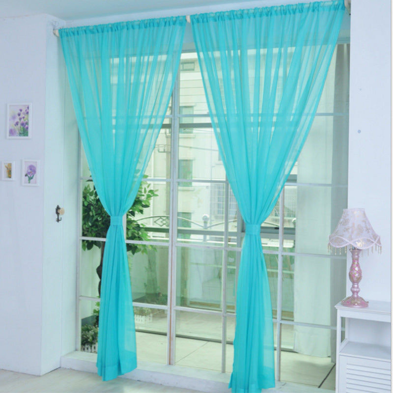Curtains Solid Tulle Modern Curtains For Living Room Transparent Tulle Curtains Window Sheer For The Bedroom - My Store