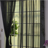 Curtains Solid Tulle Modern Curtains For Living Room Transparent Tulle Curtains Window Sheer For The Bedroom - My Store