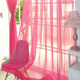 Curtains Solid Tulle Modern Curtains For Living Room Transparent Tulle Curtains Window Sheer For The Bedroom - My Store
