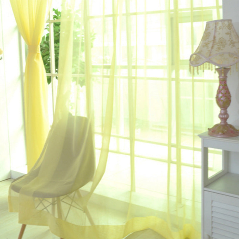 Curtains Solid Tulle Modern Curtains For Living Room Transparent Tulle Curtains Window Sheer For The Bedroom - My Store