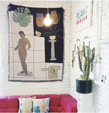 Artistic Blankets Free-spirited Decorative Sofa Blankets Rugs - My Store