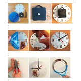 Creative Home Furnishing Background Mirror Wall Sticker Fairy Plastic Art Acrylic Wall Clock Decoration - My Store