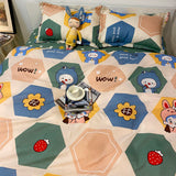 Three-Piece Set Of Single Bed Sheets In Student Dormitory - My Store