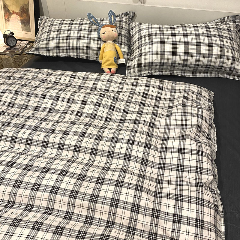 Three-Piece Set Of Single Bed Sheets In Student Dormitory - My Store