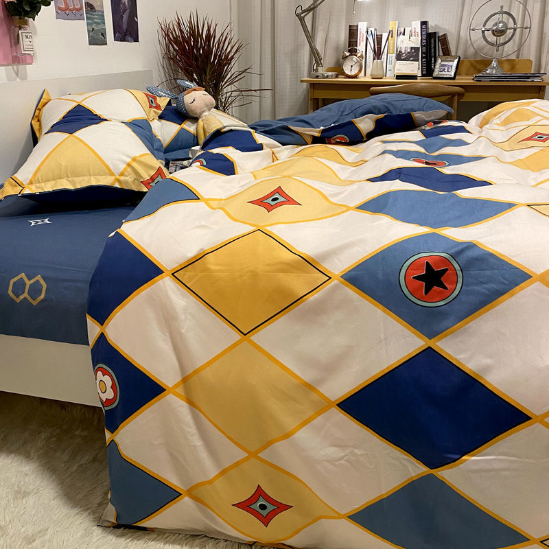 Three-Piece Set Of Single Bed Sheets In Student Dormitory - My Store