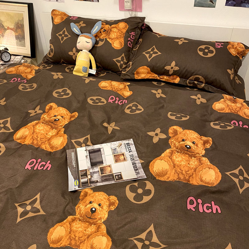 Three-Piece Set Of Single Bed Sheets In Student Dormitory - My Store