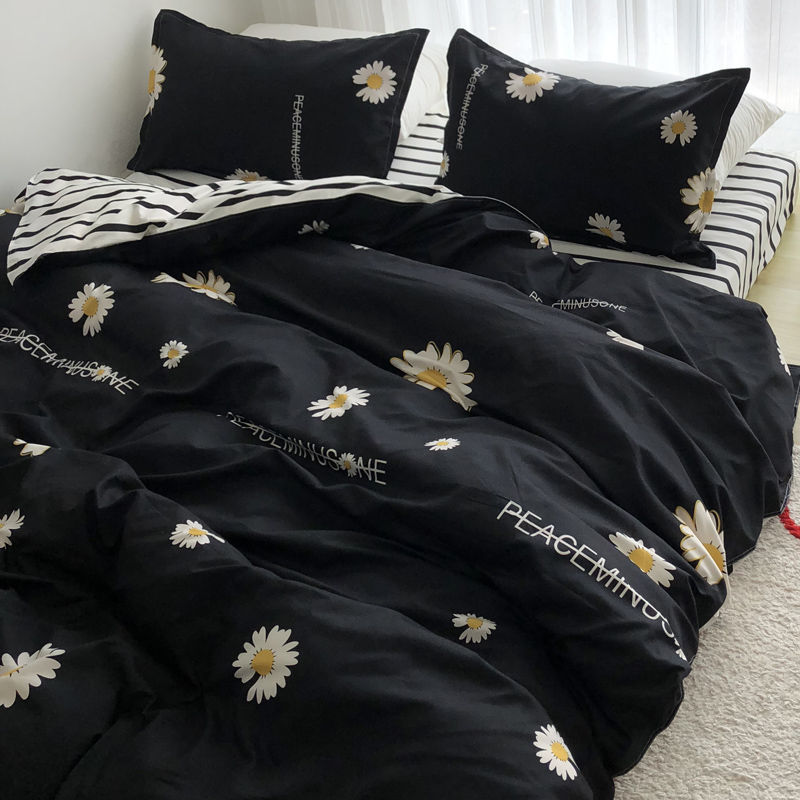 Three-Piece Set Of Single Bed Sheets In Student Dormitory - My Store