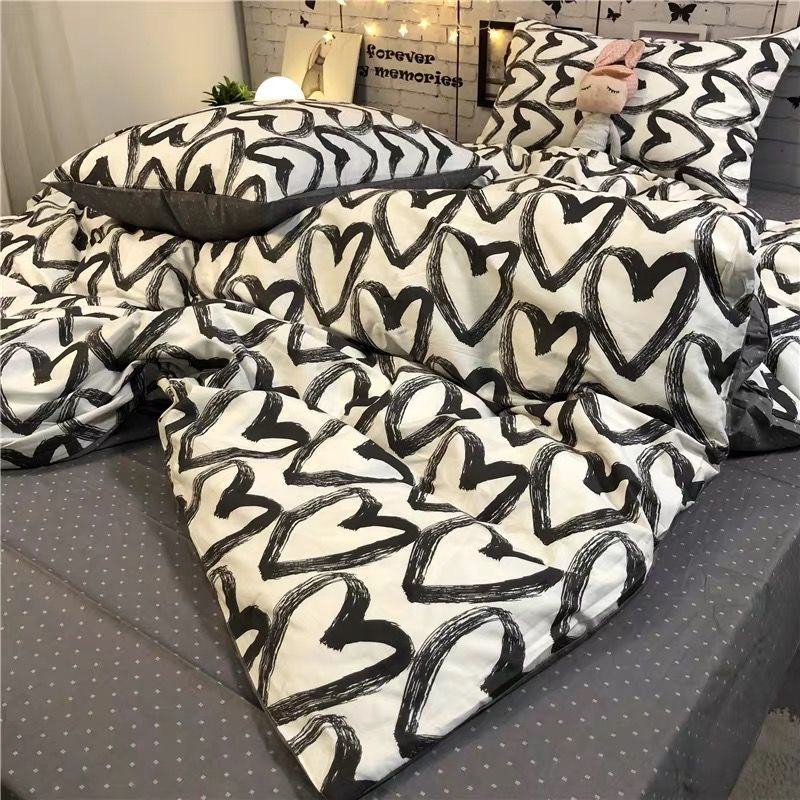 Three-Piece Set Of Single Bed Sheets In Student Dormitory - My Store