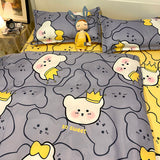 Three-Piece Set Of Single Bed Sheets In Student Dormitory - My Store