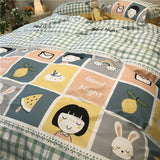 Three-Piece Set Of Single Bed Sheets In Student Dormitory - My Store