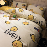 Three-Piece Set Of Single Bed Sheets In Student Dormitory - My Store