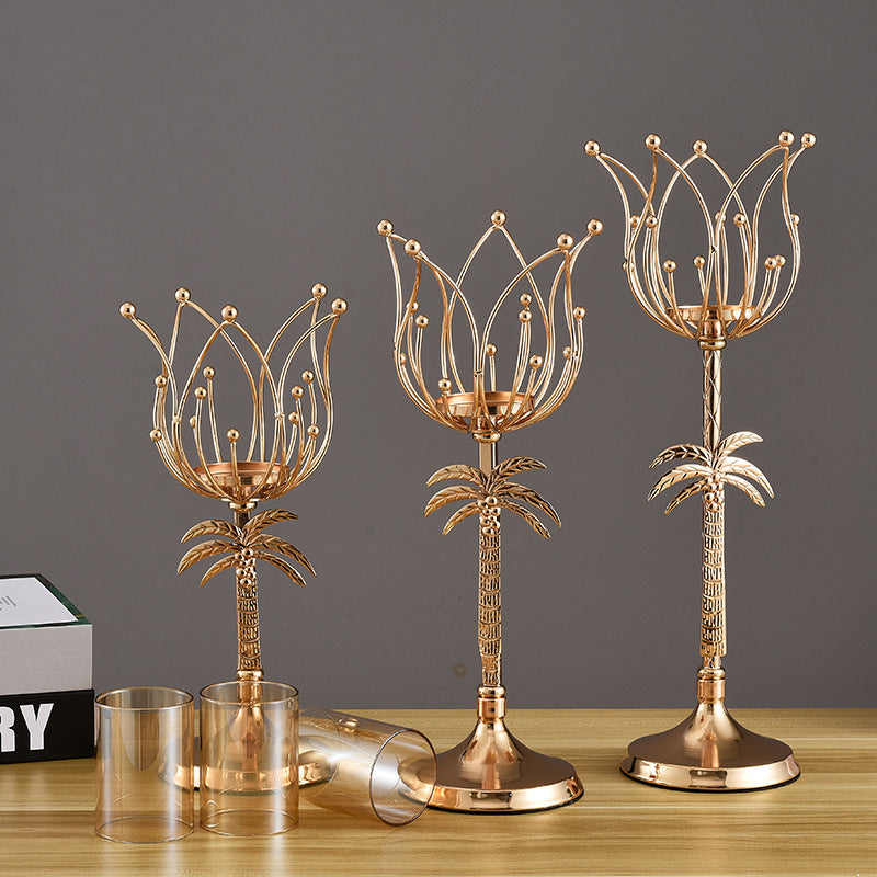 Candle Holder Dining Table Candle Light Dinner Candle Holder Decoration - My Store