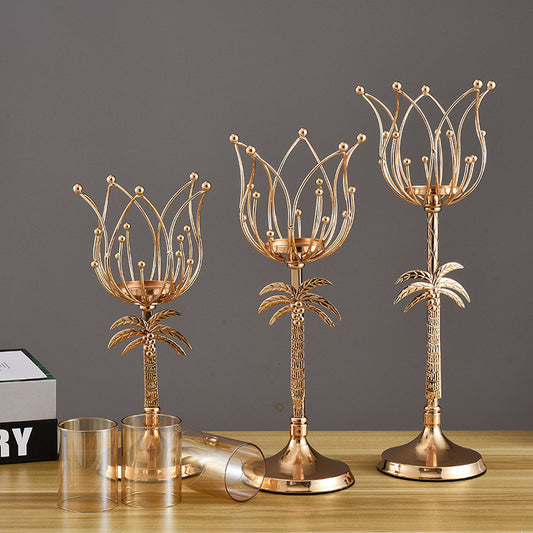 Candle Holder Dining Table Candle Light Dinner Candle Holder Decoration - My Store