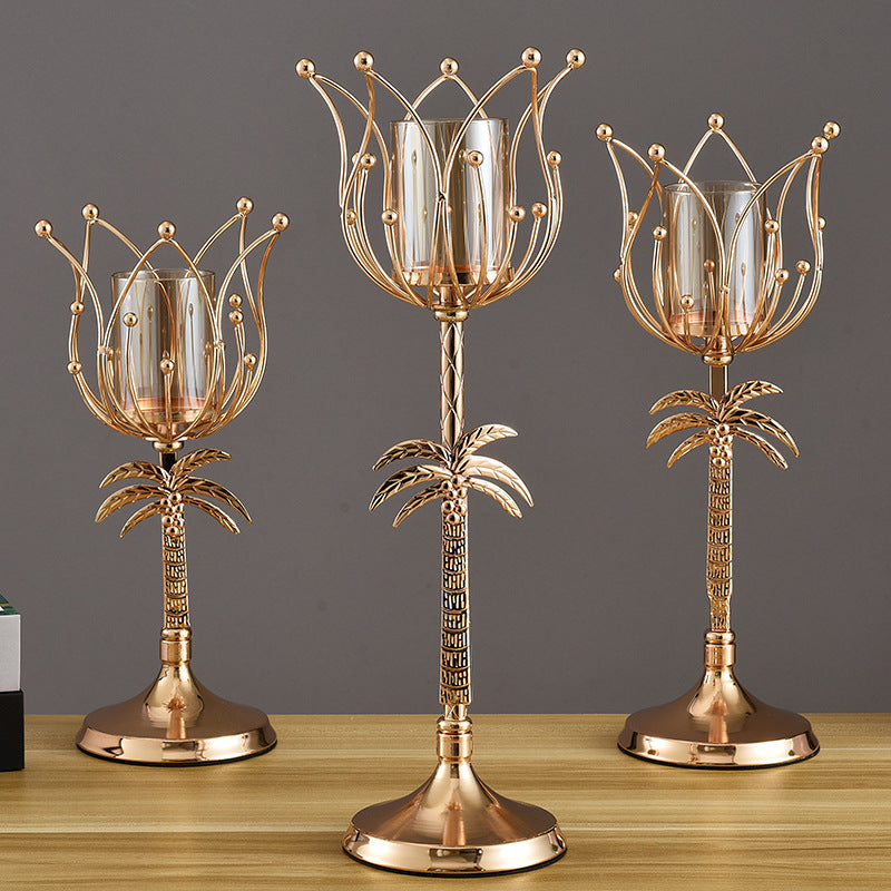 Candle Holder Dining Table Candle Light Dinner Candle Holder Decoration - My Store
