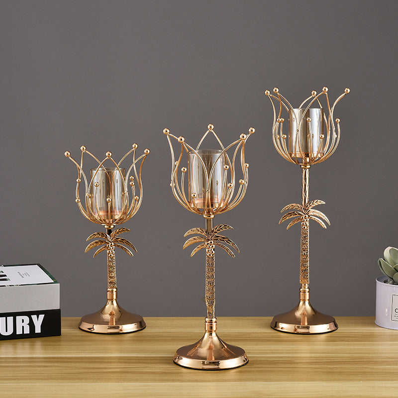 Candle Holder Dining Table Candle Light Dinner Candle Holder Decoration - My Store