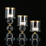 European Romantic Crystal Candle Holder Decoration Hotel Decoration Candle Holder - My Store