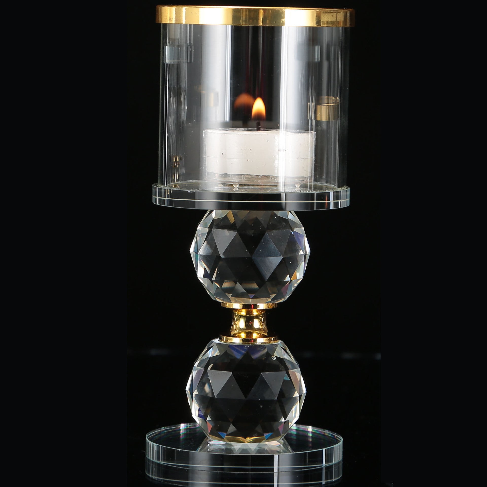 European Romantic Crystal Candle Holder Decoration Hotel Decoration Candle Holder - My Store