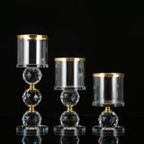 European Romantic Crystal Candle Holder Decoration Hotel Decoration Candle Holder - My Store