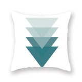 Green geometric pillow cushion cover sofa cushion - My Store