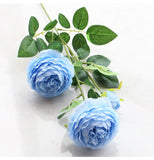3 head peonies artificial flowers - My Store