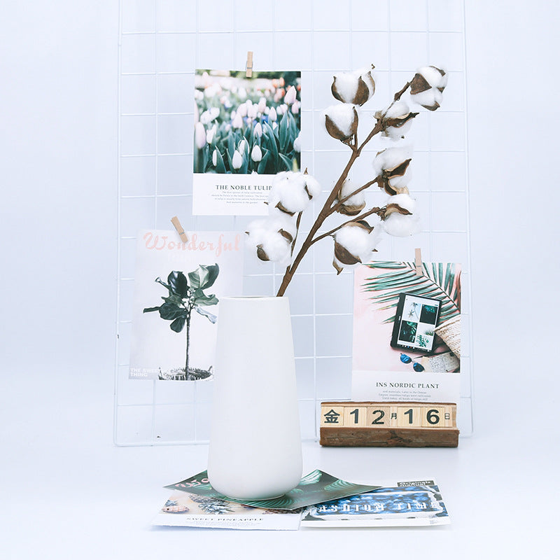 10 Natural Cotton Branch Artificial Flowers - My Store
