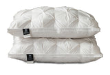A Pair Of Feather Pillows And White Goose Single Neck Guards - My Store