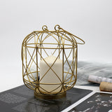 Metal Table Candlestick Home Decoration Modern Romantic Iron Candle Holders Room Decor - My Store