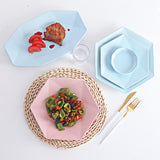 Irregular household ceramic plates - My Store
