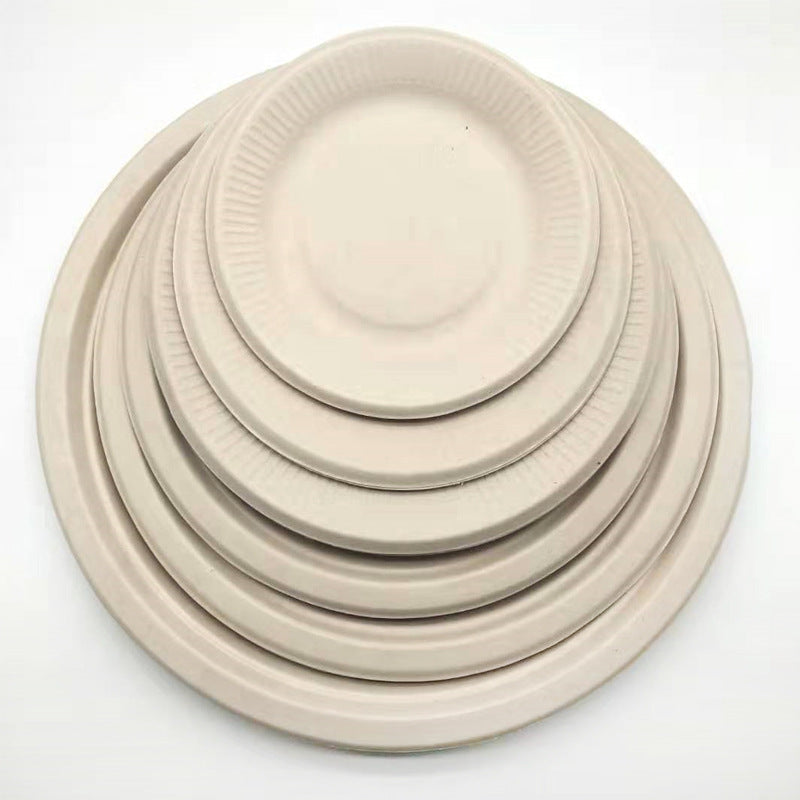 Pure pulp disposable paper plates - My Store