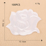 Computer Embroidery Black And White Roses Hotel Bed Sheets - My Store
