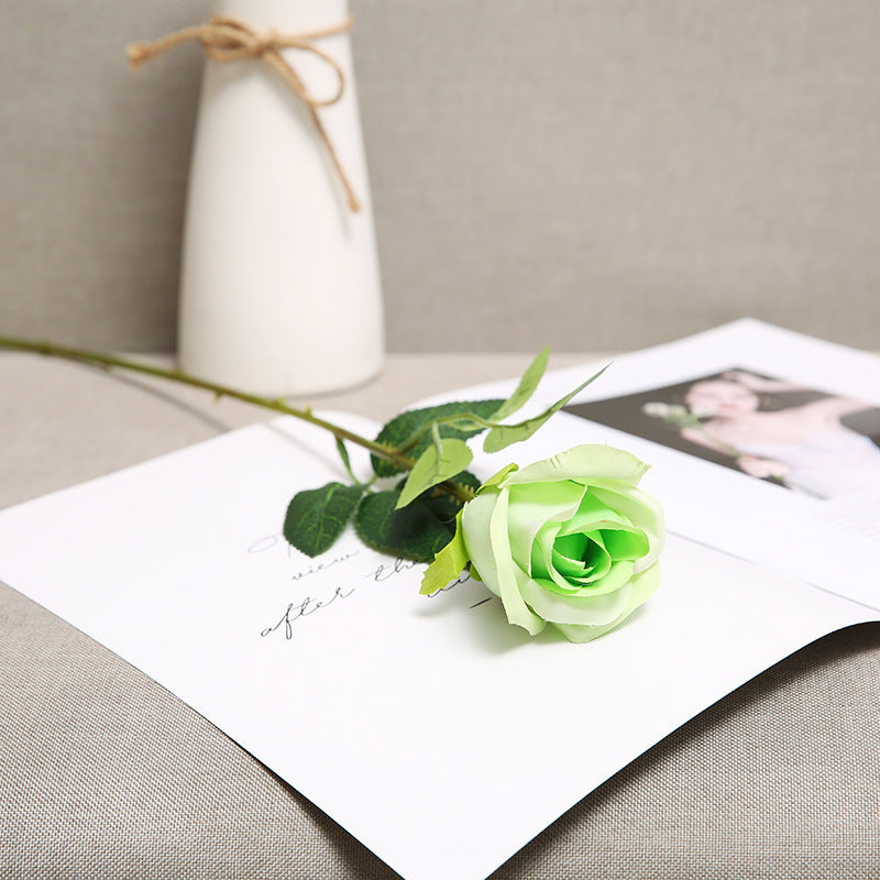 Artificial Red Rose Flowers Living Room Home Decoration Flowers Bouquet - My Store