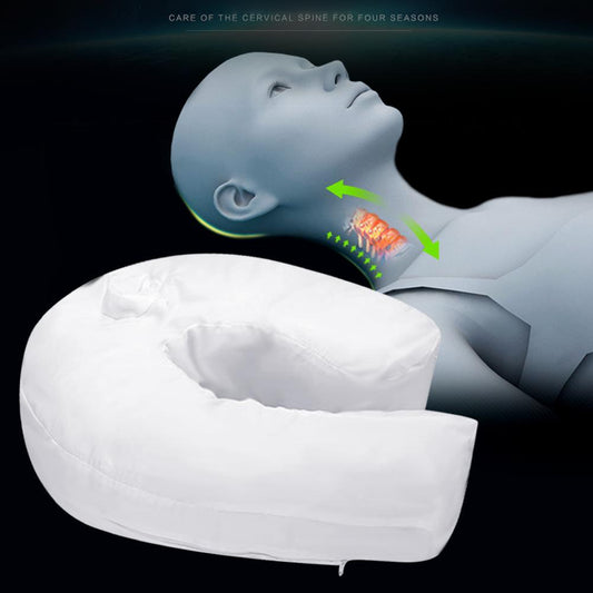 Cotton Pillow Side Sleeper Pillows Neck & Back Pillow Hold Neck Spine Protection Cotton Pillow Health Care - My Store