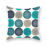 Green geometric pillow cushion cover sofa cushion - My Store