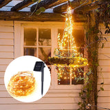 100 200led solar copper wire string light - My Store