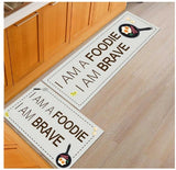 Floor mats, non-slip, oil-proof, household machine washable door mats, bathroom, bathroom, bedside rugs - My Store