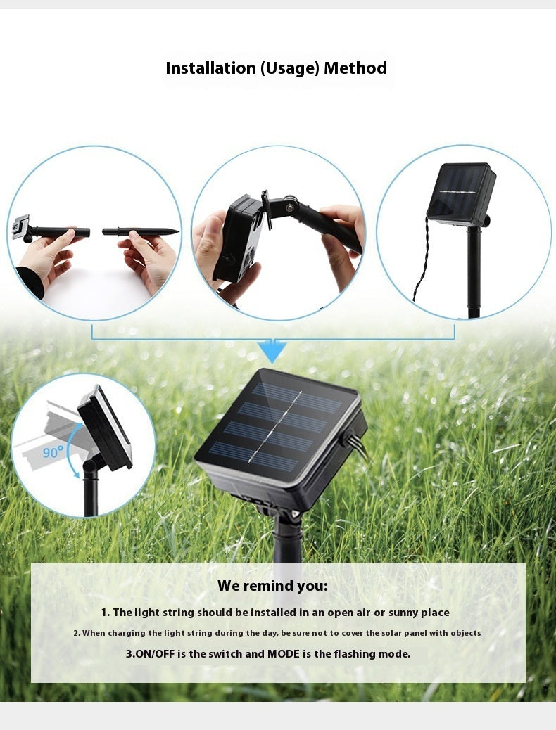 Can Connect Outdoor LED Bulb Light String - My Store