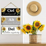 Office Inspirational Wooden Hanging Wall Decoration Frame Pendant Hanging Wall Hanging - My Store