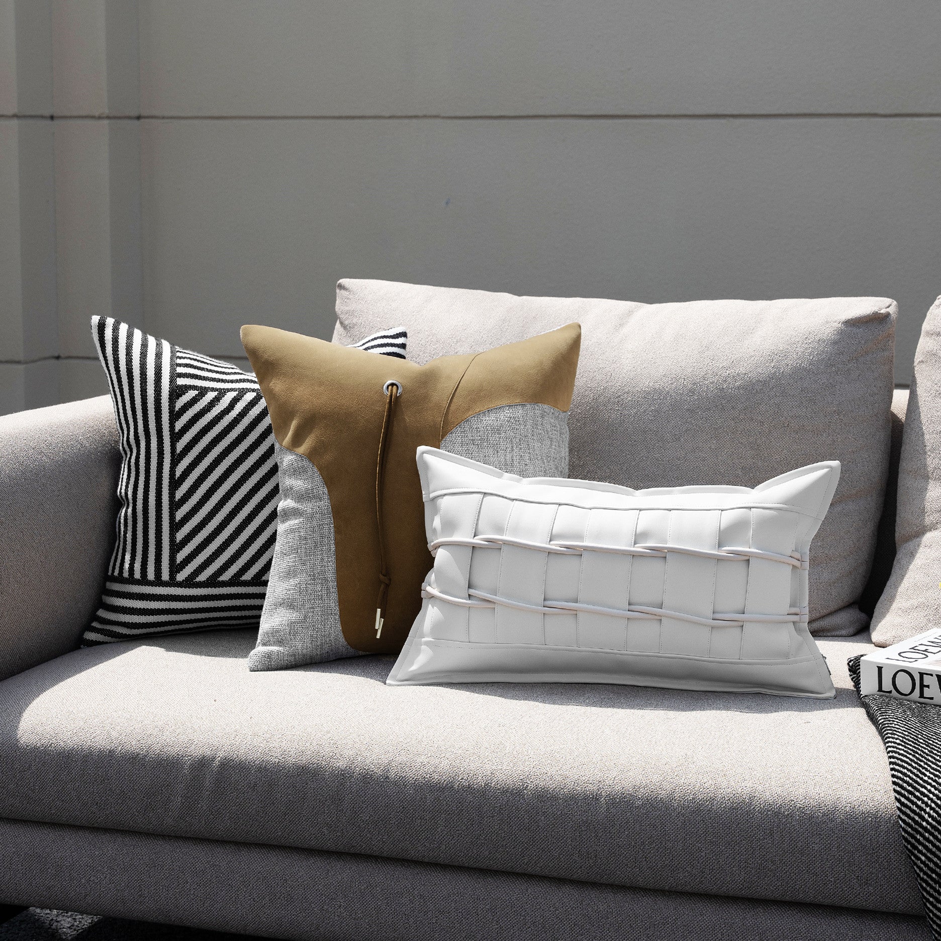 Modern Minimalist Upholstered Living Room Pillows - My Store
