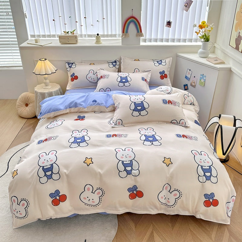 Household Pure Cotton Fashion Minimalist Bed Sheets - My Store