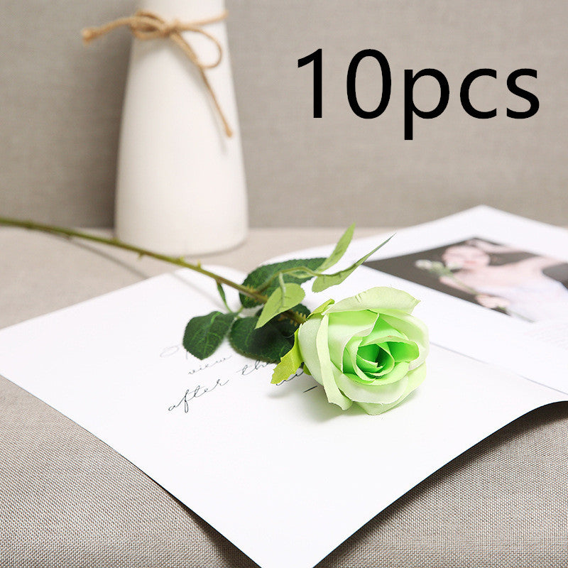 Artificial Red Rose Flowers Living Room Home Decoration Flowers Bouquet - My Store