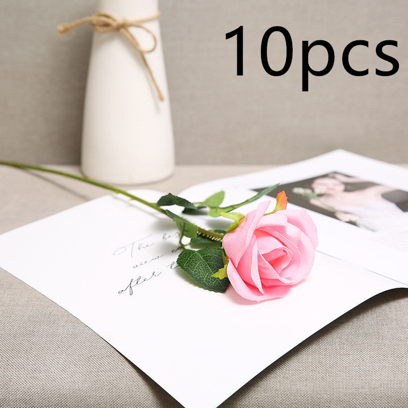 Artificial Red Rose Flowers Living Room Home Decoration Flowers Bouquet - My Store