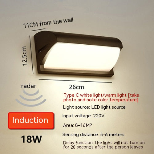 Outdoor Waterproof Wall Lamp Courtyard Shop Door Wall Lamp - My Store