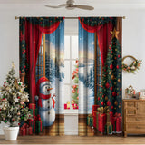 3D Digital Printed Christmas Curtains - My Store