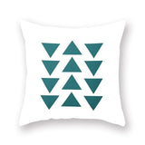 Green geometric pillow cushion cover sofa cushion - My Store