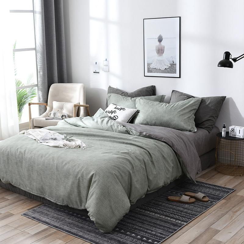 Bed sheets set quilt duvet cover bedding 4 sets - My Store